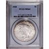 Image 1 : 1928 S$1 MS64 PCGS. A satiny near-Gem with brilliant s