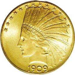 1909 $10 MS67 PCGS. Ex: Duckor. In his A Handboo