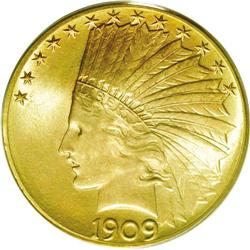 1909-S $10 MS66 PCGS. Ex: Duckor Collection. In th