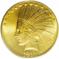 1911-S $10 MS66 PCGS. In absolute terms, probably