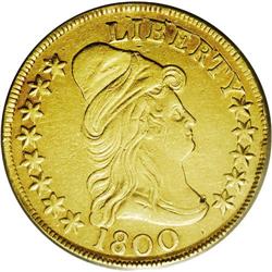 1800 $10 VF35 PCGS. B. 1-A, Taraszka-23, R.4. The only