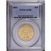 Image 1 : 1853 $10 AU58 PCGS. Yellow-gold patination displays su