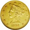 Image 1 : 1868 $10 AU58 NGC. The 1868 is scarce in all grades wi