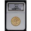 Image 1 : 1883-S $10 MS60 NGC.From The Steve Glenn Collection.