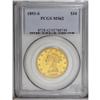 Image 1 : 1893-S $10 MS62 PCGS. A flashy lemon-gold Liberty eagl