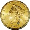 Image 1 : 1901 $10 MS65 NGC. An original peach-gold Liberty eagl