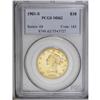 1901-S $10 MS62 PCGS. A highly lustrous lemon-tinged e