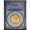 1904 $10 MS62 PCGS. A lustrous and lovely lemon-hued L