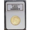 Image 1 : 1907 $10 No Motto MS62 NGC. This lemon-gold introducto