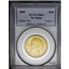 Image 1 : 1908 $10 NO MOTTO MS61 PCGS.From The Steve Glenn Colle