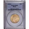 Image 1 : 1908-D $10 Motto MS62 PCGS. Well struck with bright, l
