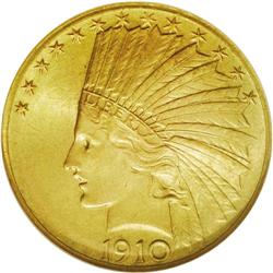 1910 $10 MS68 NGC. Tied for the Finest graded with one
