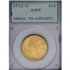 1910-D $10 AU58 PCGS. This satiny honey-gold type coin