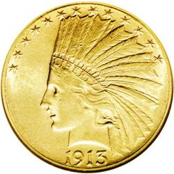 1913-S $10 AU58 ANACS. In our experience, a fairly typ