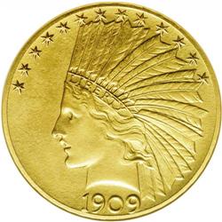 1909 $10 --Matte Proof, Altered Surfaces--ANACS. Impair