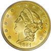 1851 $20 MS63 PCGS. Superb eye appeal is the hallmark