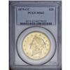 Image 3 : 1875-CC $20 MS62 PCGS. Highly lustrous with a very goo