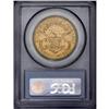 Image 2 : 1878-S $20 MS61 PCGS. Occasional disruption of the lus