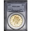 Image 1 : 1879 $20 AU58 PCGS.From The Steve Glenn Collection.