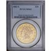 Image 1 : 1883-S $20 MS62 PCGS. A lustrous example with a very g
