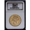 Image 1 : 1884-S $20 MS60 NGC.From The Steve Glenn Collection.