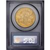 Image 2 : 1893-S $20 MS62 PCGS. Bright surfaces yield peach-gold