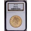 Image 1 : 1894 $20 MS62 Prooflike NGC. The apricot-gold fields a