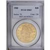 Image 1 : 1900 $20 MS63 PCGS. Soft luster exudes from apricot-go