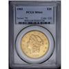 Image 1 : 1903 $20 MS64 PCGS. A lustrous and assertively struck
