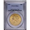 1904 $20 MS64 PCGS. Lustrous, peach-gold surfaces disp