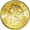Image 1 : 1904 $20 MS65 PCGS. The most common Liberty double eag