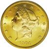 Image 1 : 1904 $20 MS65 PCGS. A premium quality Gem example with