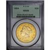 Image 3 : 1904 $20 MS65 PCGS. A premium quality Gem example with