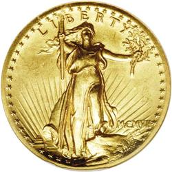 1907 $20 High Relief PR63 NGC. The existence of proof