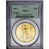 Image 1 : 1907 $20 Arabic Numerals MS63 PCGS. Boldly struck and
