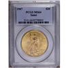 Image 1 : 1907 $20 Arabic Numerals MS64 PCGS. Glowing luster ema