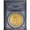 Image 3 : 1907 $20 Arabic Numerals MS65 PCGS. Deep yellow-gold s