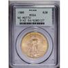 1908 $20 No Motto MS64 PCGS. This near-Gem presents ho