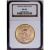 Image 1 : 1908 $20 No Motto MS65 NGC. Fully lustrous with gorgeo