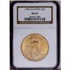 Image 1 : 1908 $20 No Motto MS65 NGC. A pleasing Gem example of