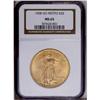 Image 1 : 1908 $20 No Motto MS65 NGC. Sharply defined with soft