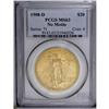 Image 3 : 1908-D $20 No Motto MS63 PCGS. Frosty mint luster with