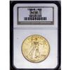 Image 1 : 1909/8 $20 MS60 NGC. A shimmering and suitably struck