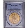 Image 1 : 1910-D $20 MS64 PCGS. Bright luster exudes from honey-