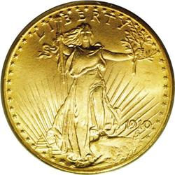 1910-D $20 MS65 PCGS. This is the last year that the D