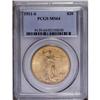 Image 1 : 1911-S $20 MS64 PCGS. A pleasing example. A sharp stri