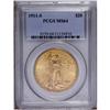 Image 1 : 1911-S $20 MS64 PCGS. Pebbly-like apricot-gold surface