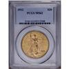 Image 1 : 1912 $20 MS62 PCGS. Boldly struck with somewhat subdue