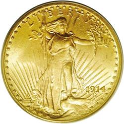 1914 $20 MS64 PCGS. Not an easy coin to find in this h