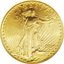 1914 $20 MS65 NGC. The high grade rarity of this issue